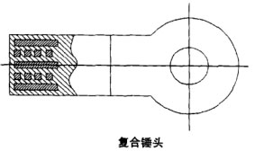 锤式破碎机复合锤头